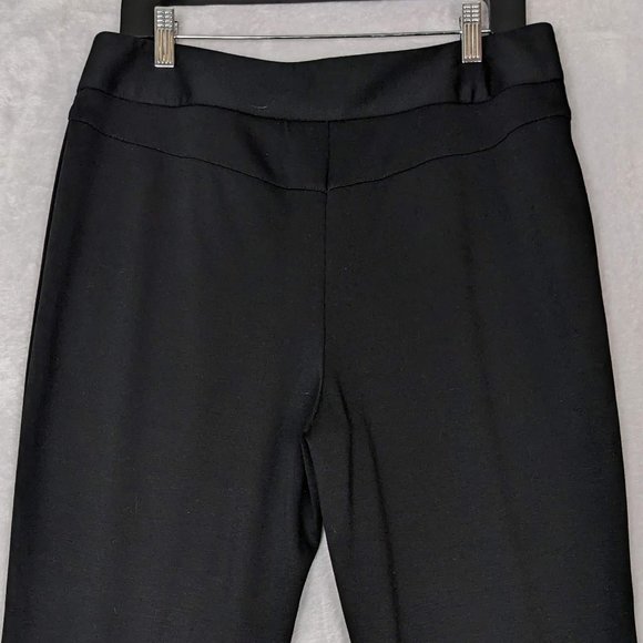 NWT Zoe D Womens Pants Size 10 ~ Black High Rise Straight Leg Stretch - Picture 4 of 6